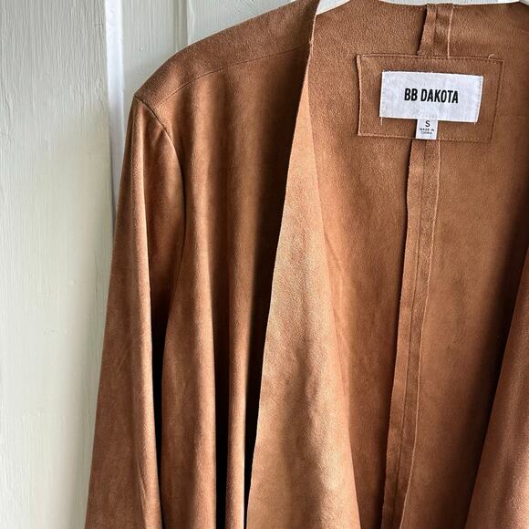 BB Dakota Vegan Suede Leather Jacket - Picture 4 of 8